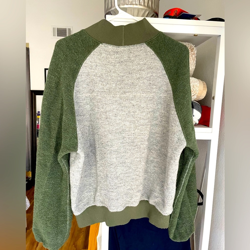 Prana Breathe Textured Wool Blend Turtle Neck Sweater Women's M.